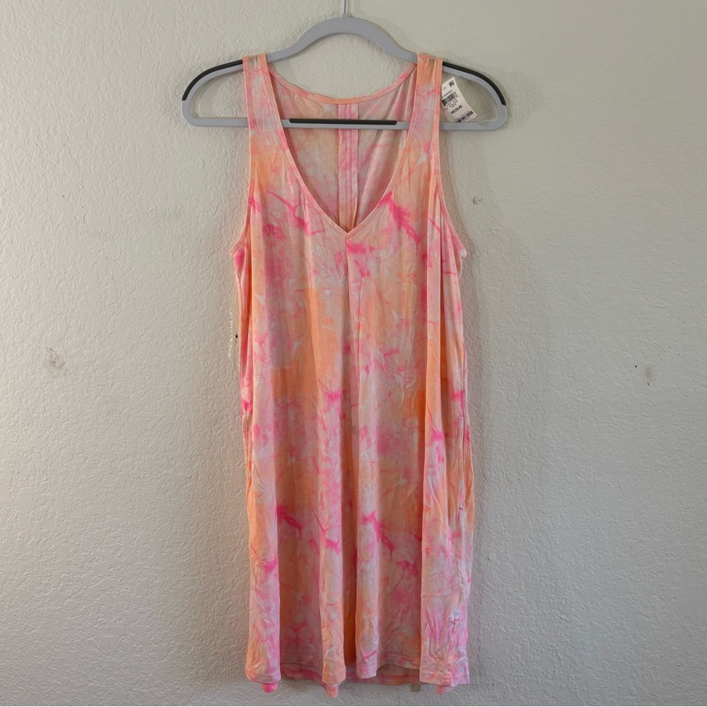 Jenni Intimates Tie-Dye Chemise Sleep Dress Chemise Medium Multicolor